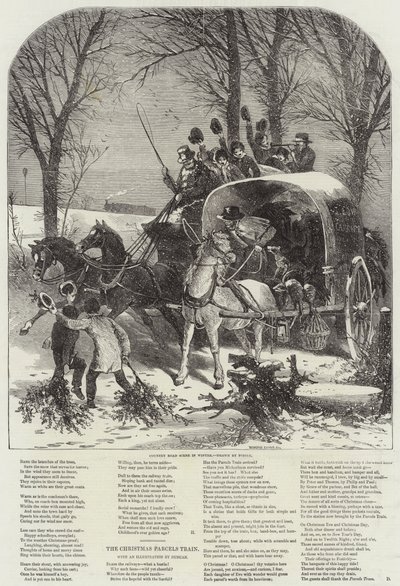 冬の田舎道シーン 作： Myles Birket Foster